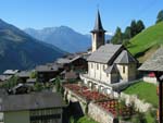 Le cimetire fleuri de Martisberg (1300m)